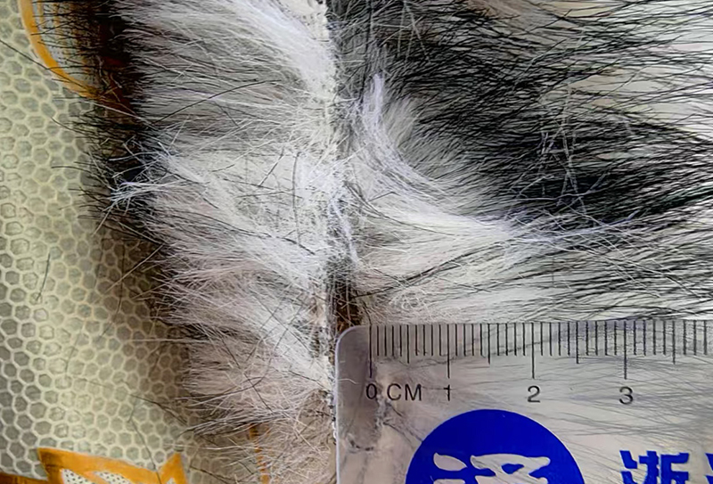850mg * 185cm 染めチップフォックスファーぬいぐるみ生地 850mg * 185cm 染めチップフォックスファーぬいぐるみ生地
