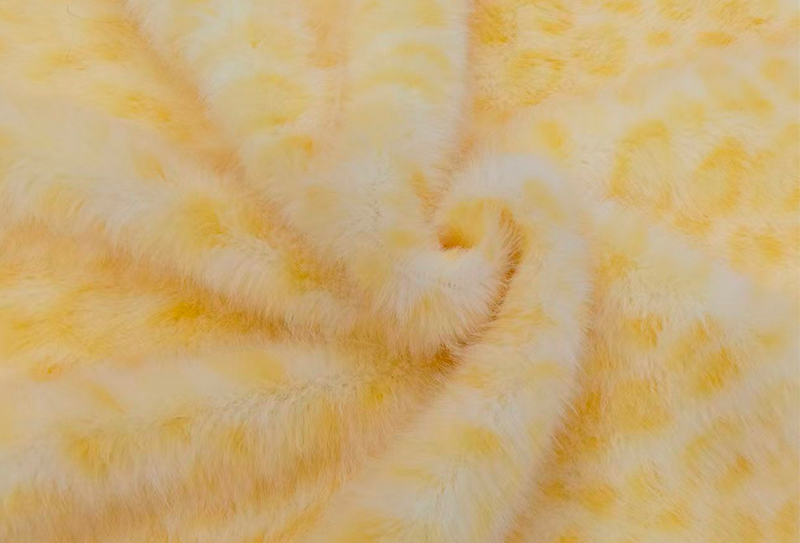 160mm幅ヨーロピアンミンクプリントヒョウ柄フェイクミンク生地 160mm幅ヨーロピアンミンクプリントヒョウ柄フェイクミンク生地